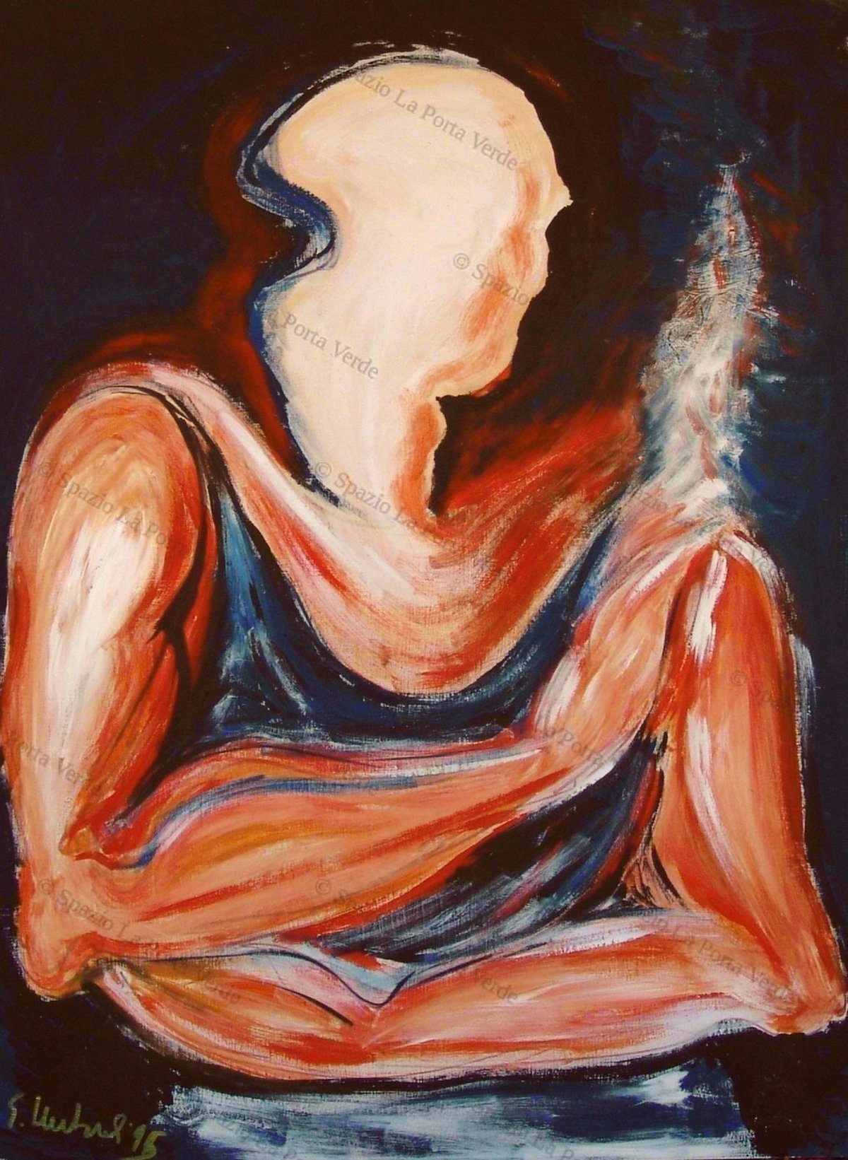 Uomo che fuma Autore: Gabriella Ventavoli