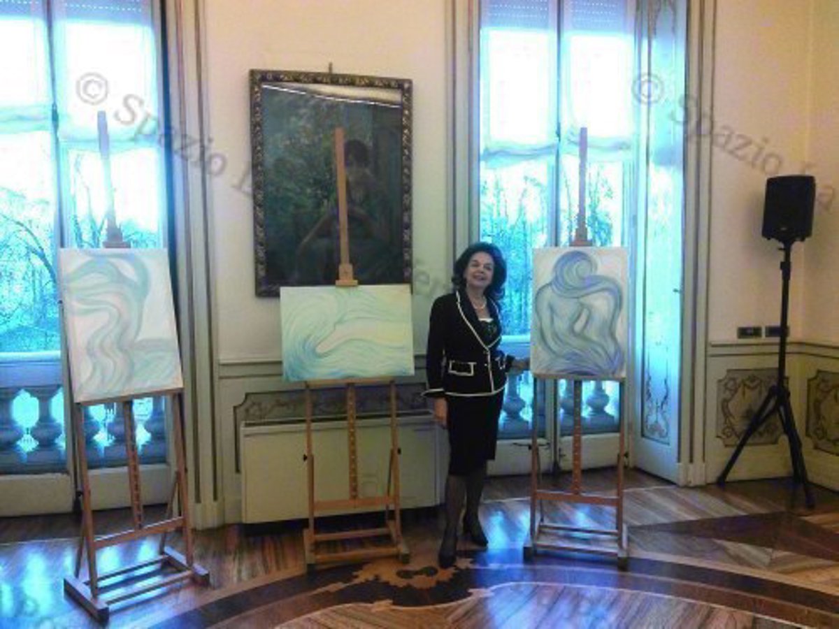 La Pittrice Con Alcune Opere