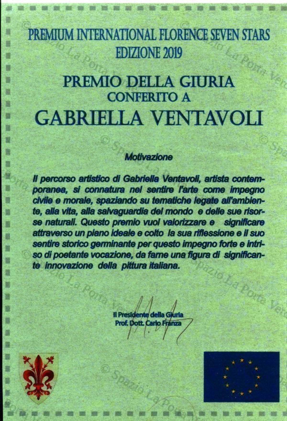 Premio della Giuria 2019 - Firenze